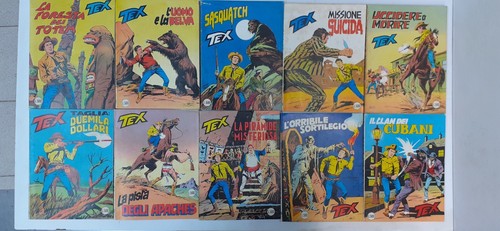 Tex willer originali - tex, anni
