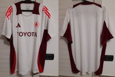 MAGLIA CALCIO ALLENAMENTO ROMA MATCH WORN DOVBYK GENOA VS ROMA 15/9/2024 ADIDAS 