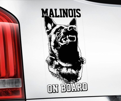 Belgian malinois car sticker - belgian,