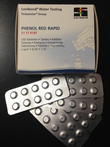 250 pastiglie phenol red - phenol, ph