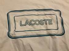 Rare LACOSTE Green Raised