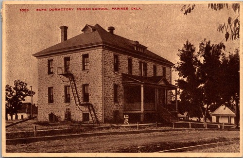 Cartolina pawnee oklahoma - cartolina, pawnee,