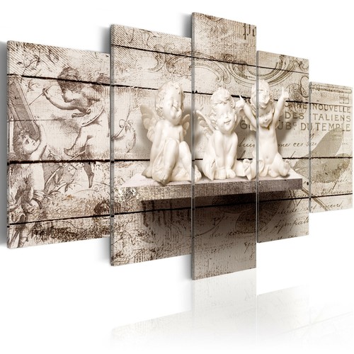 Angeli legna quadro - angeli, su