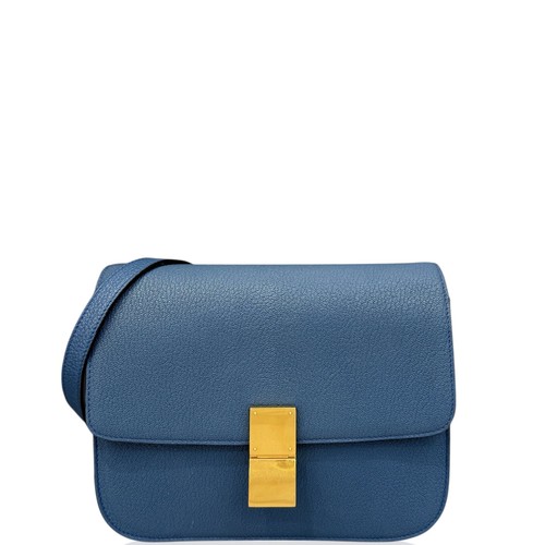 Celine medium classic box blue - celine,