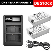 2x 1800mAh LP-E8 BATTERIA +