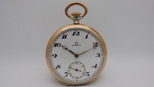 Orologio da tasca in argento funziona  OMEGA  Silver pocket watch Works C183