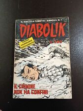 Diabolik N. 1 Anno XII Con Calendario Allegato Gadget Ottimo