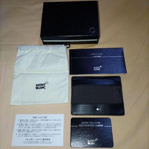 Porta carte montblanc pelle - carte,