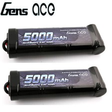2x Gens Ace 5000mAh 8.4V