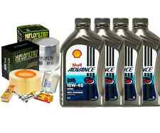 KIT/TAGLIANDO BMW R 1150 2003 2005 SHELL 10W40 FILTRO OLIO ARIA BENZINA CANDELE
