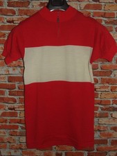 EROICA MAGLIA SHIRT MAILLOT BICI CICLISMO VINTAGE 70'S CASTELLI 80% LANA