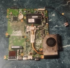 Scheda madre per laptop HP CQ61/G61 con CPU, dissipatore e presa di alimentazione DC