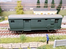 Rivarossi Bagagliaio a 2 assi Livrea Verde Vagone delle FS Scala H0