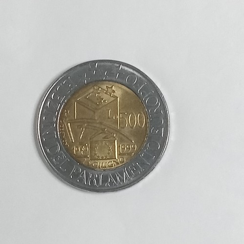 Moneta 500 lire ventennale - 500,