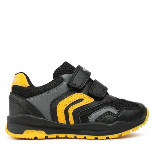 Geox sneakers nero giallo - sneakers,