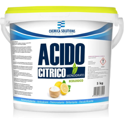 Acido citrico monoidrato - acido, 5kg