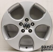4 CERCHI IN LEGA VOLKSWAGEN GOLF USATI 7,5 X 17 " ORIGINALI 1K0601025BB 