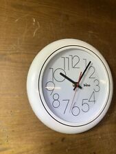 orologio da parete bino quartz anni '70 A Pendolo Raro Quarzo Vintage Bianco