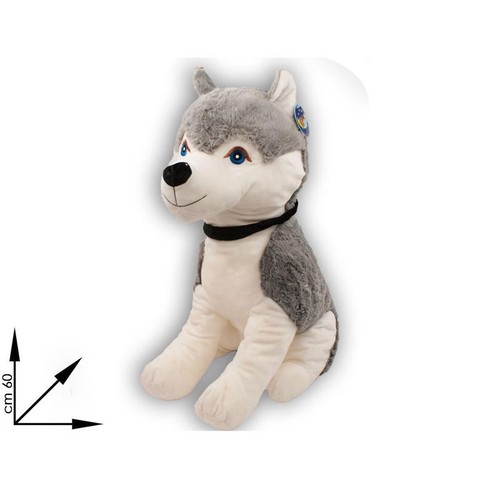 Peluche husky gigante - husky, 60