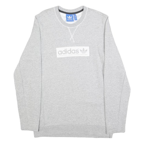 Adidas felpa uomo grigia - felpa,