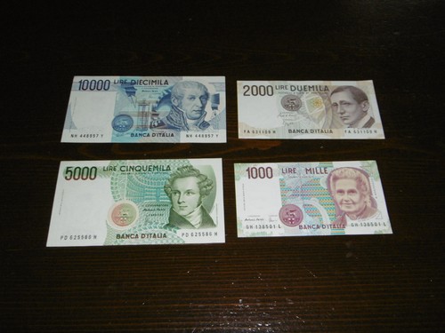 Carta moneta lire diecimila - moneta,