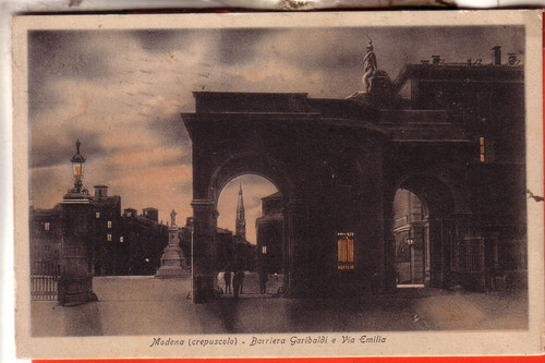 Cartolina modena viaggiata - modena,