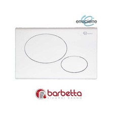 PLACCA DI COMANDO DIVA DOPPIO TASTO BIANCO ERREPIERRE DV020BB