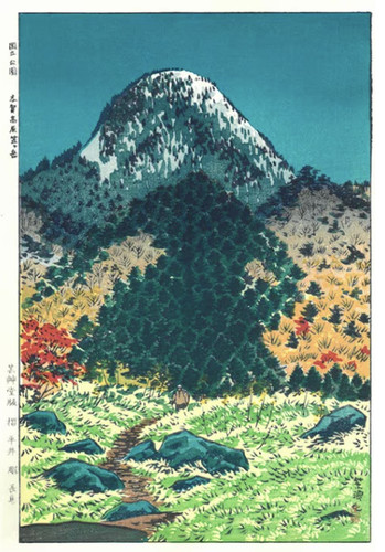 Stampa xilografia kasamatsu - stampa,