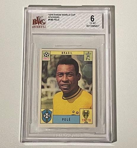 Pele 1970 panini world cup - world,