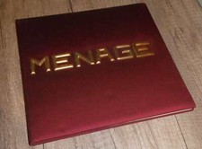 AGENDA FAMIGLIARE SPESE MENAGE BY ROSENTHAL ANNI 50 VINTAGE, LETTERE IN OTTONE