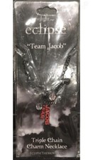 The Twilight Saga - Eclissi - "Team Jacob" - Collana con ciondolo tripla catena