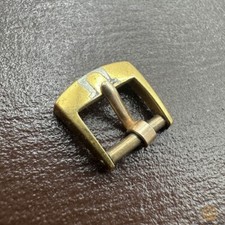 Omega Fibbia Placcata Oro Gold