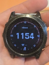 Garmin Fenix 7X Orologio GPS Solare Multisport Solo senza cinturino o caricatore graffiato 