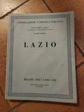 Roma Touring Club Italiano 1943 volume Undecimo prima edizione