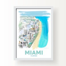 Poster stampa artistica Miami