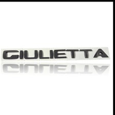 Scritta Logo Posteriore Per Alfa Romeo Giulietta Nero Lucido Fregio biadesivo