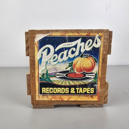 Vintage peaches records wood - peaches, 8