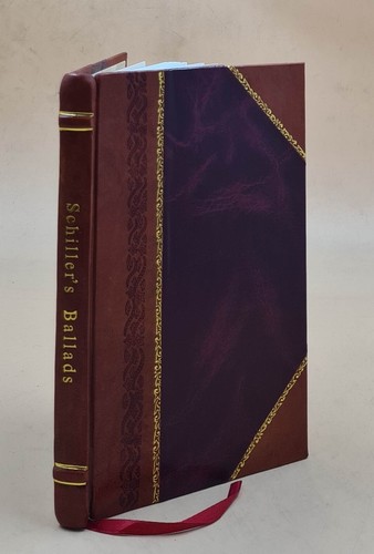 Schiller ballads a - ballads, :
