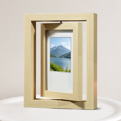 Cornice legno con rotazione - in,