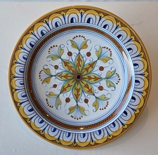 Piatto Deruta geometrico