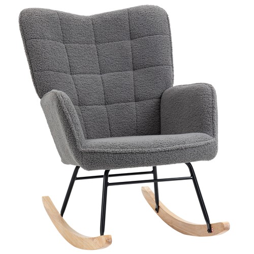 Homcom sedia dondolo con - dondolo,