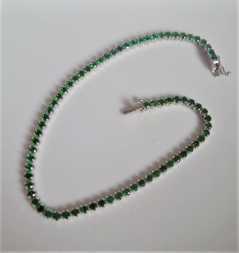 Tennis bracciale oro bianco - bracciale,