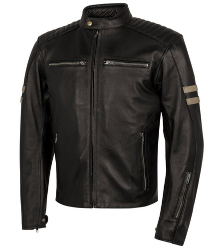 Giacca jacket moto pelle - giacca,