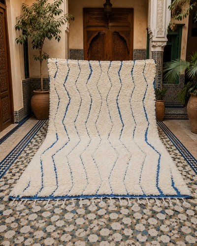 Tappeto marocchino fatto - , a