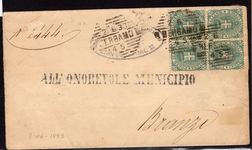 Storia postale stemma savoia - storia,