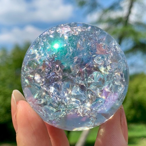 Sfera quarzo arcobaleno - sfera, di