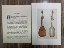Alfred J Hipkins color Lithograph titled XVI THEORBO