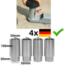 4 distanziali rialzo rialzo furgone per piattaforma elevatrice H 100mm 30mm Ø50mm