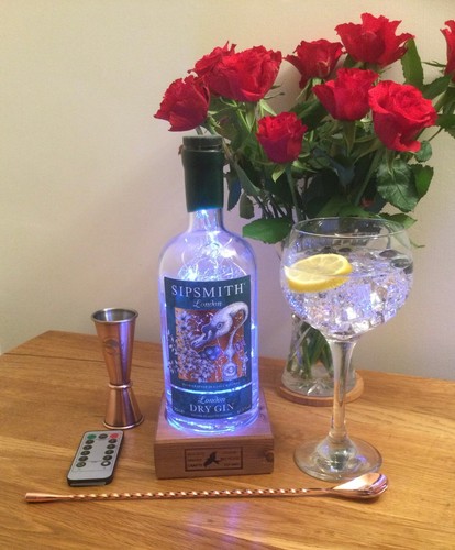 Lampada bottiglia sipsmith gin - lampada,