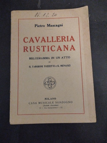 Cavalleria rusticana - cavalleria,